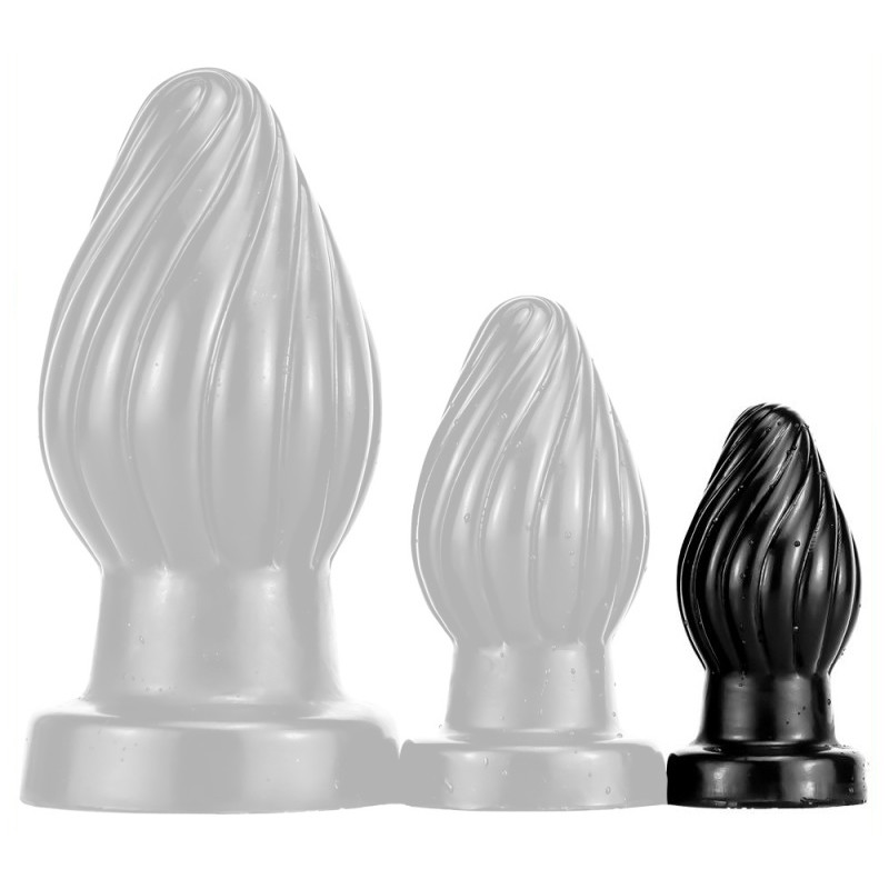 DarkSil Plug Spiral S 7 x 3.5cm Noir